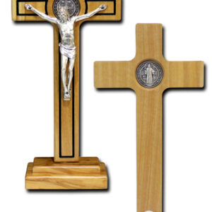 Crucifix with Saint Benedict Medal - - C5-115284 Made in Italy