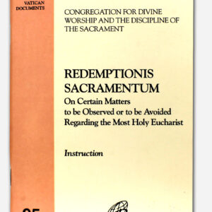 REDEMPTIONIS SACRAMENTUM