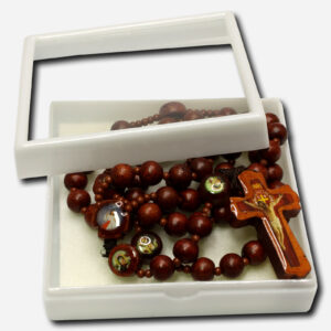 WOODEN ROSARY - 8mm BEADS